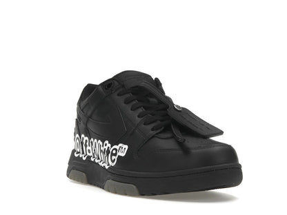 OFF-WHITE Out Of Office OOO Low Tops "Off-White" Black White
