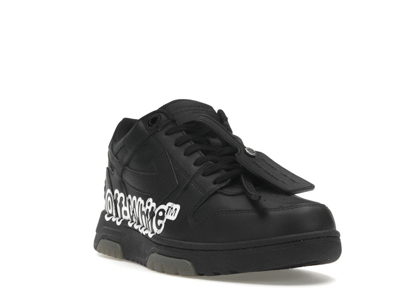 OFF-WHITE Out Of Office OOO Low Tops "Off-White" Black White