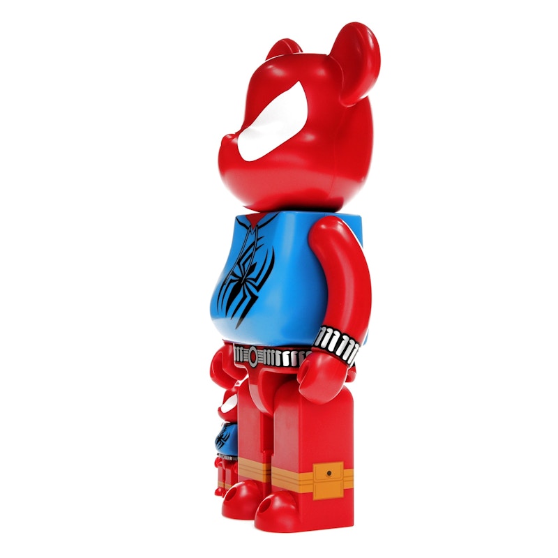 Bearbrick x Marvel Spider-Man Scarlet Spider 100% & 400% Set