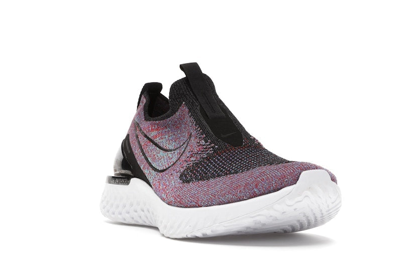 Nike Epic React Moc Flyknit Black University Red Hyper Jade