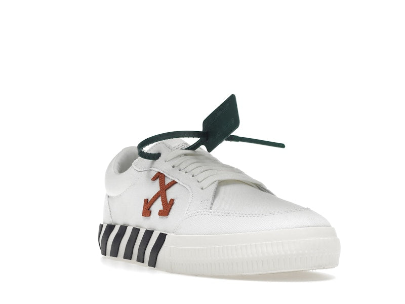 OFF-WHITE Vulc Low Canvas White Red Arrow Black