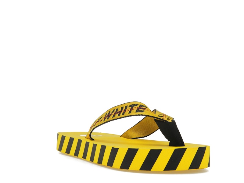 OFF-WHITE Industrial Flip Flops Yellow SS21