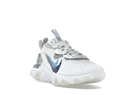 Nike React Vision White Double Blue Swoosh