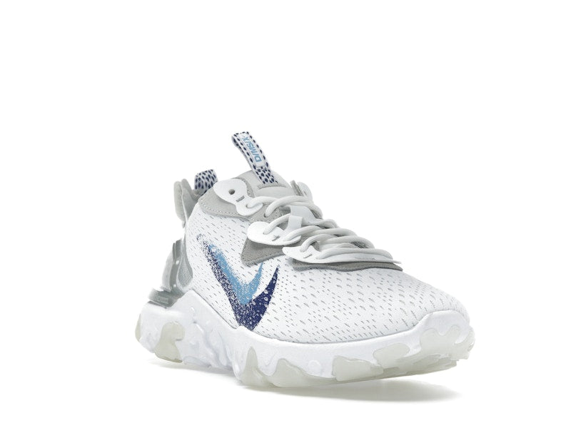 Nike React Vision White Double Blue Swoosh