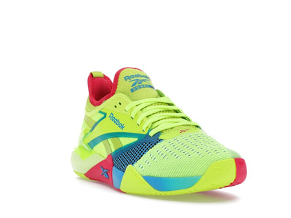 Reebok Nano Court Digital Lime Aqua Bold Pink