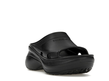 Balenciaga x Crocs Pool Slide Sandals Black (Women's)