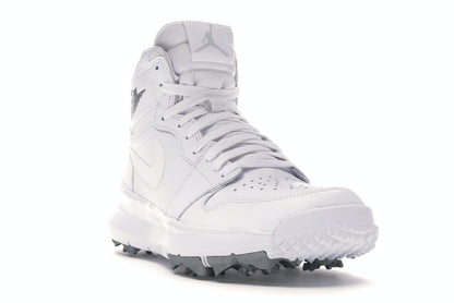 Jordan 1 Retro Golf Cleat White Metallic