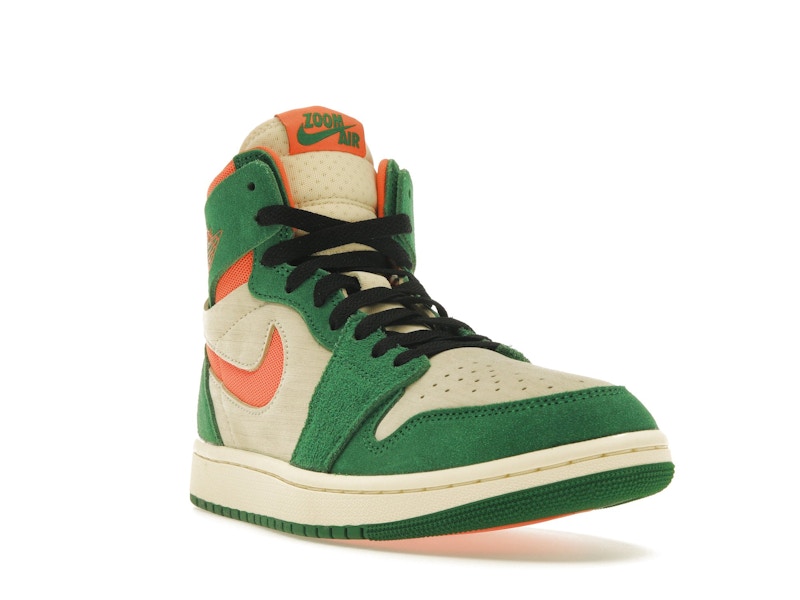 Jordan 1 High Zoom Air CMFT 2 Pine Green Orange Blaze (Women's)