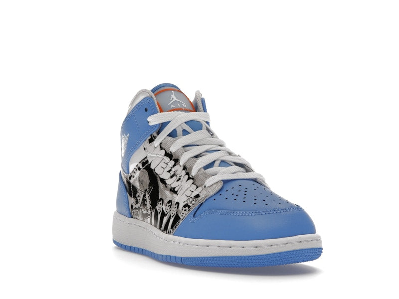 Jordan 1 Mid Sneaker School Game Winner (GS)