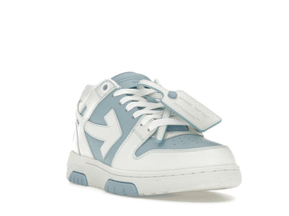 OFF-WHITE Out Of Office OOO Low Tops Light Blue White