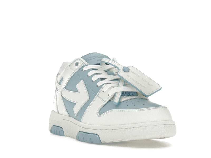 OFF-WHITE Out Of Office OOO Low Tops Light Blue White