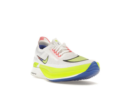 Nike ZoomX Streakfly Premium White Volt Racer Blue