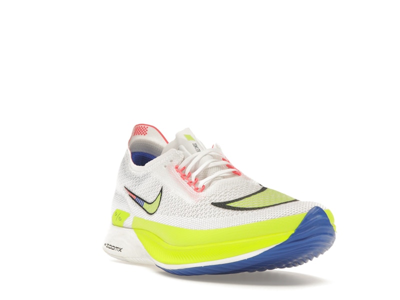 Nike ZoomX Streakfly Premium White Volt Racer Blue