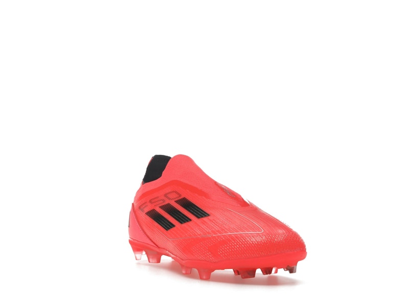 adidas F50 Pro Laceless FG Turbo Aurora Black Platinum Metallic (GS)