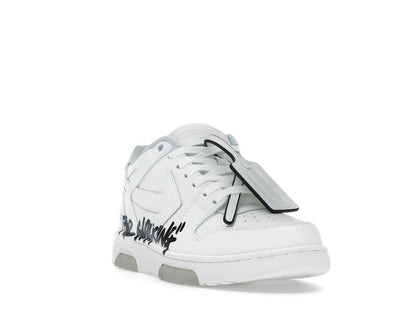 OFF-WHITE Out Of Office OOO Low Tops For Walking White Black (Women's)