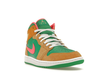 Jordan 1 Mid SE Wheat Watermelon