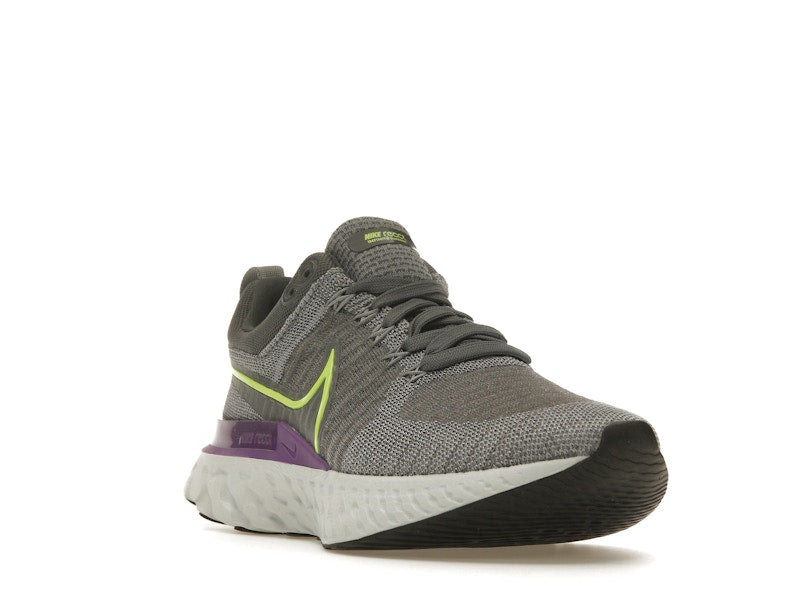 Nike React Infinity Run Flyknit 2 Grey Volt Wild Berry