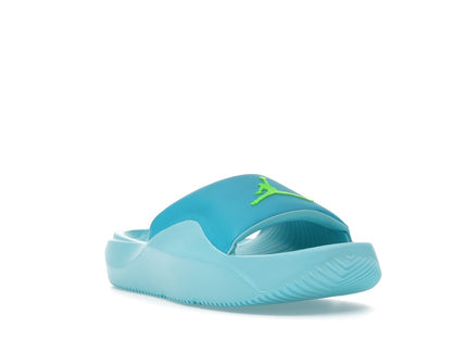 Jordan Franchise Slide Chlorine Blue Copa Electric Green