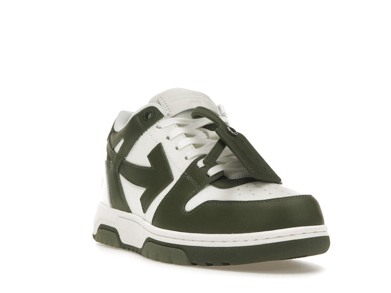 OFF-WHITE Out Of Office OOO Low Tops White Khaki