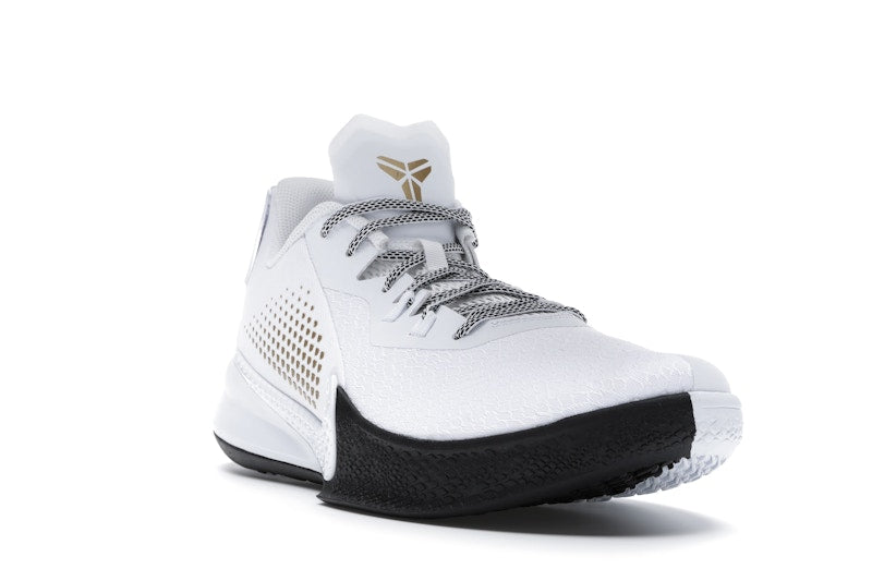 Nike Mamba Fury White Metallic Gold