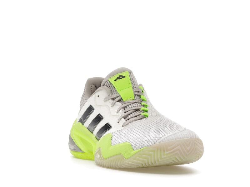 adidas Barricade 13 Clay Cloud White Iron Metallic Lucid Lemon (Women's)