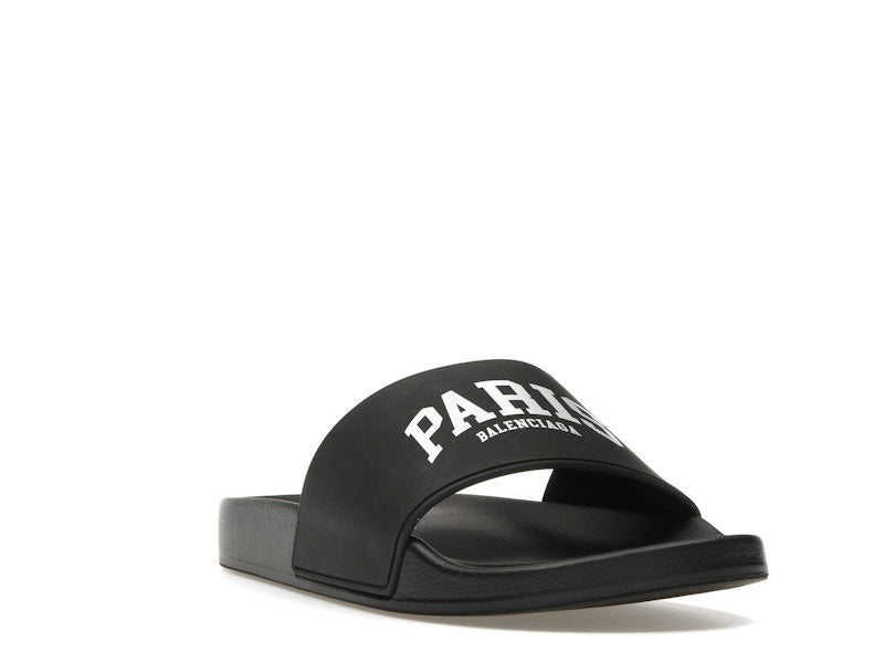 Balenciaga City Pool Slide Paris Black