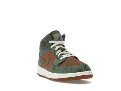 Jordan 1 Mid Treeline (GS)