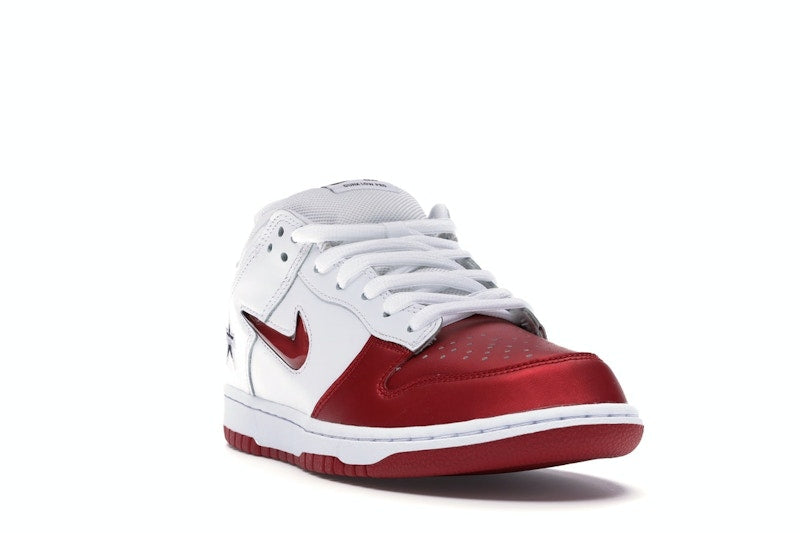 Nike SB Dunk Low Supreme Jewel Swoosh Red