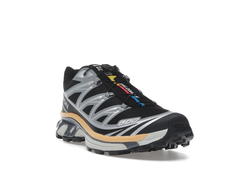Salomon XT-6 Black Footwear Silver Warm Apricot