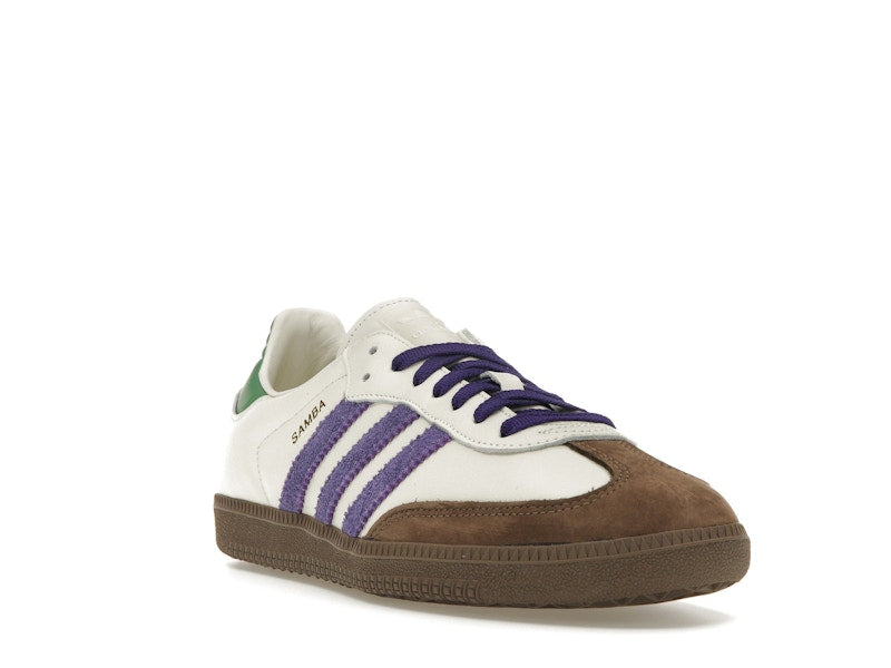 adidas Samba OG Off White Core Purple Green Brown (Women's)