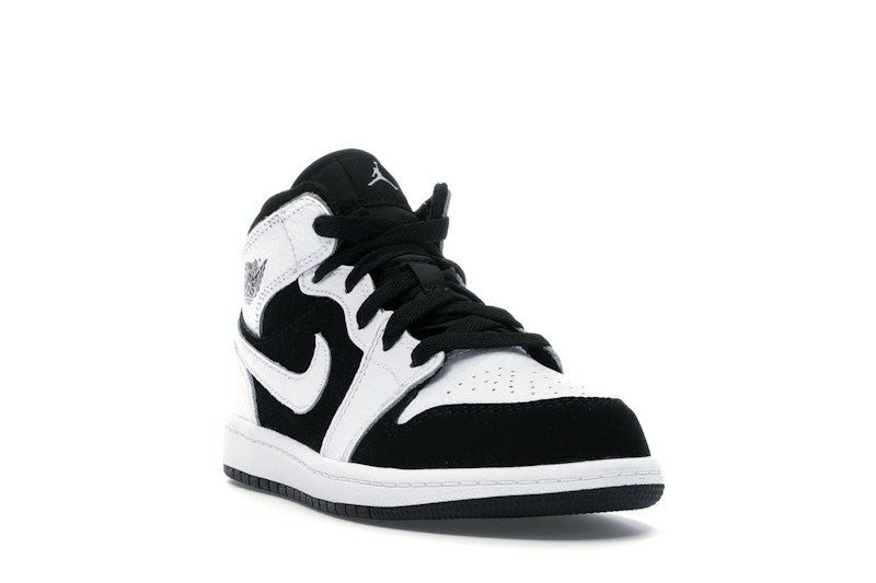 Jordan 1 Mid White Black (PS)