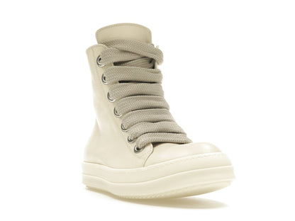 Rick Owens Lido High Sneaks Jumbo Laced Milk