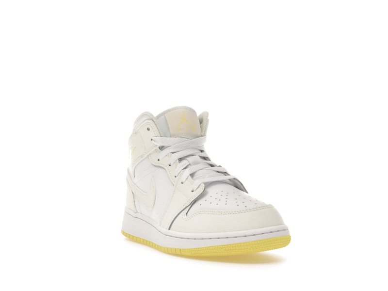 Jordan 1 Mid Sail Light Laser Orange (GS)