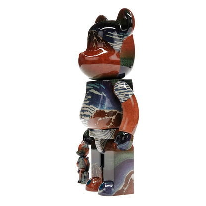 Bearbrick Katsushika Hokusai (Thirty-six Views of Tomitake, Fine Wind, Clear Morning) 100% & 400% Set