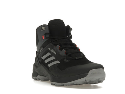 adidas Terrex Swift R3 Mid GTX Core Black Grey Solar Red