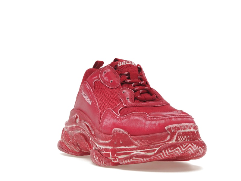 Balenciaga Triple S Faded Red
