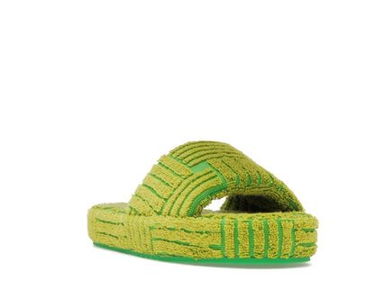 Bottega Veneta Resort Geometric Sandal Parakeet Kiwi