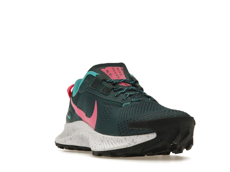 Nike Pegasus Trail 3 Dark Teal Green Pink Glow (Women's)