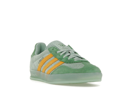 adidas Gazelle Indoor Hazy Green Crew Yellow (Women's)