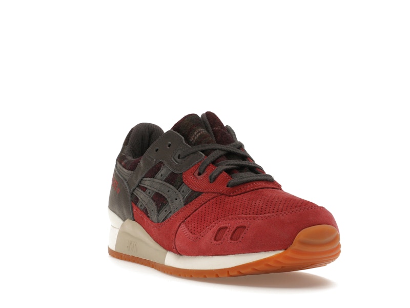ASICS Gel-Lyte III OG Brisket Red Obsidian Grey