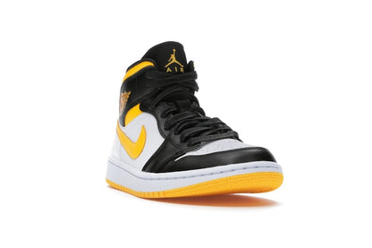 Jordan 1 Mid Laser Orange Black (Women's)