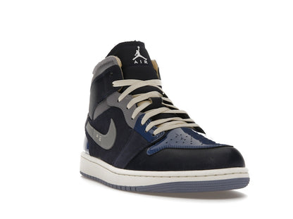 Jordan 1 Mid SE Craft Obsidian French Blue Ashen Slate White