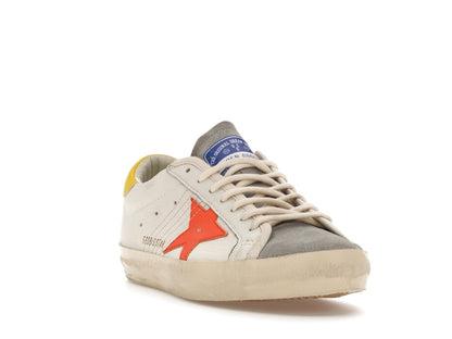 Golden Goose Super-Star White Orange Yellow