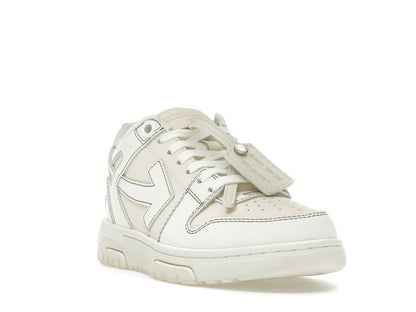 OFF-WHITE Out Of Office OOO Low Tops Cream White