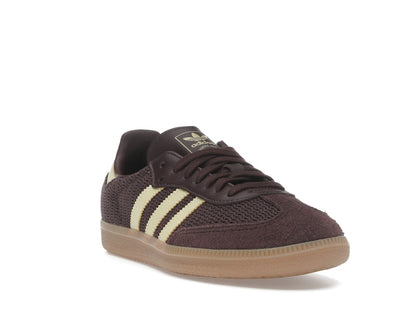 adidas Samba OG Shadow Brown Powder Yellow (Women's)