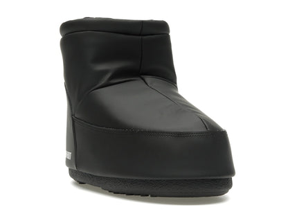 Moon Boot No Lace Rubber Boot Black
