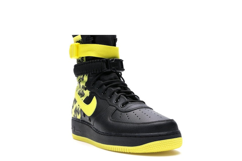 Nike SF Air Force 1 High Black Dynamic Yellow