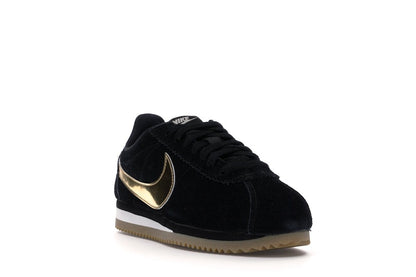 Nike Classic Cortez Black Metallic Gold Gum (Women's)