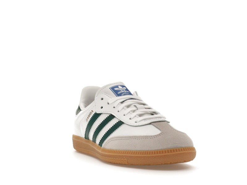 adidas Samba OG White Collegiate Green Gum (Kids)