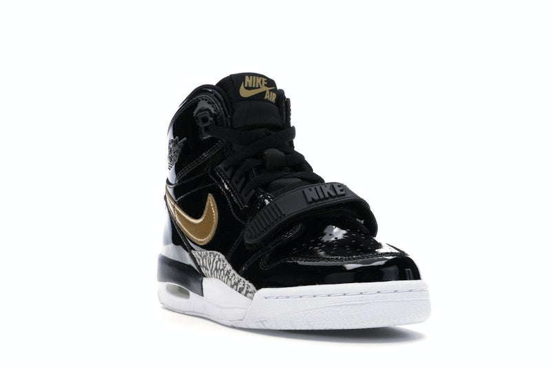 Jordan Legacy 312 Black Gold Patent (GS)